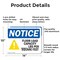 Signmission Floor Load Capacity Per Square Foot, 14 in W x Rectangle, Aluminum OS-2PACK-NS-A-1014-L-15681 - alternate 3